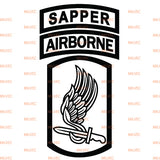 173rd Airborne BCT patch vinyl decal