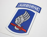 173rd Airborne BCT Full Color Patch Vinyl Decal