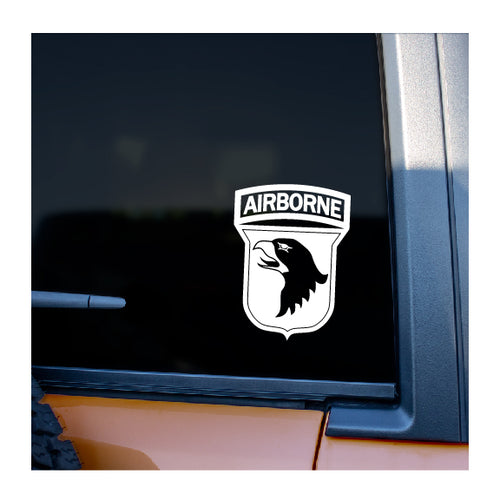 101st Airborne patch vinyl decal