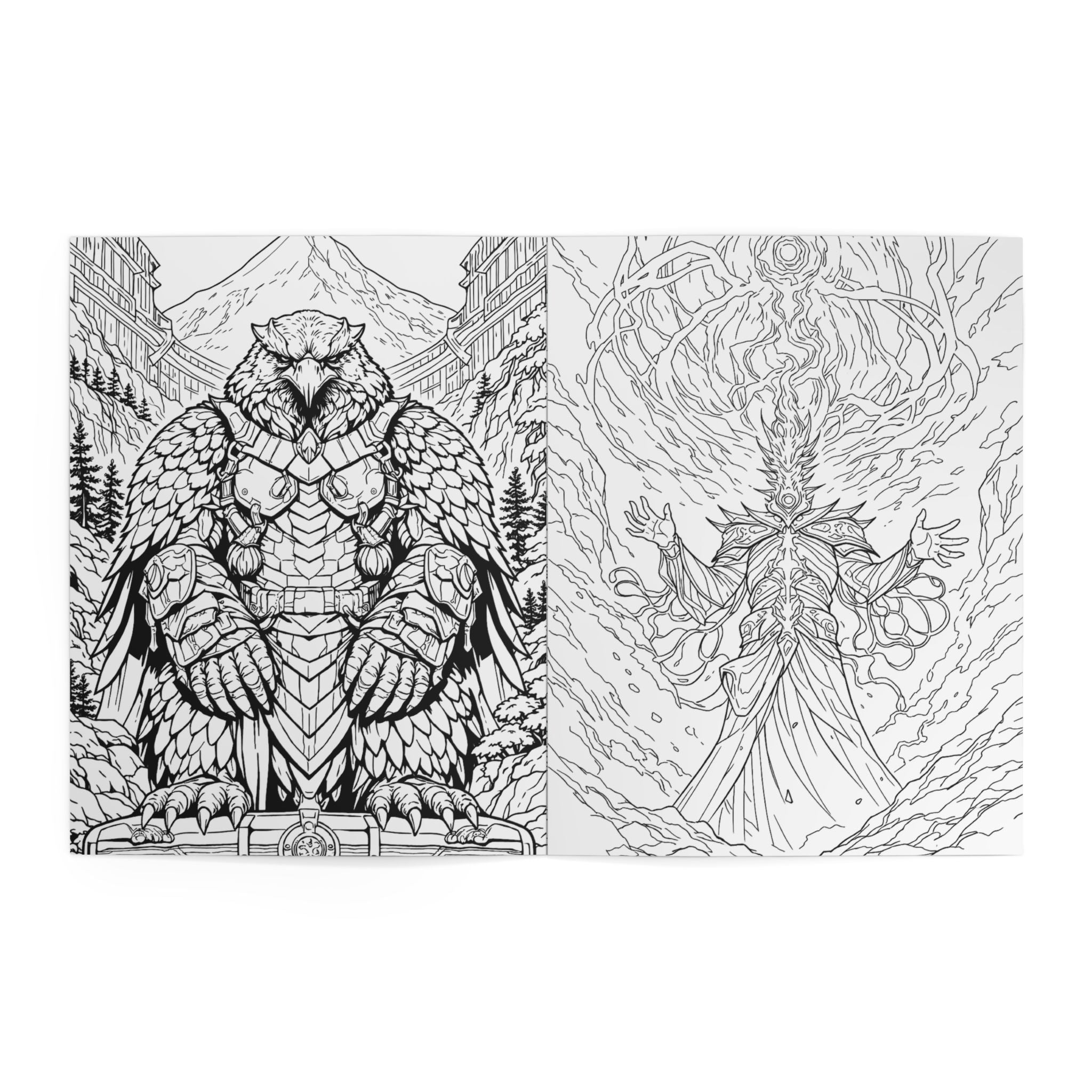 Made With Wonders Coloring Book — Fantasy Adventurer Art Book