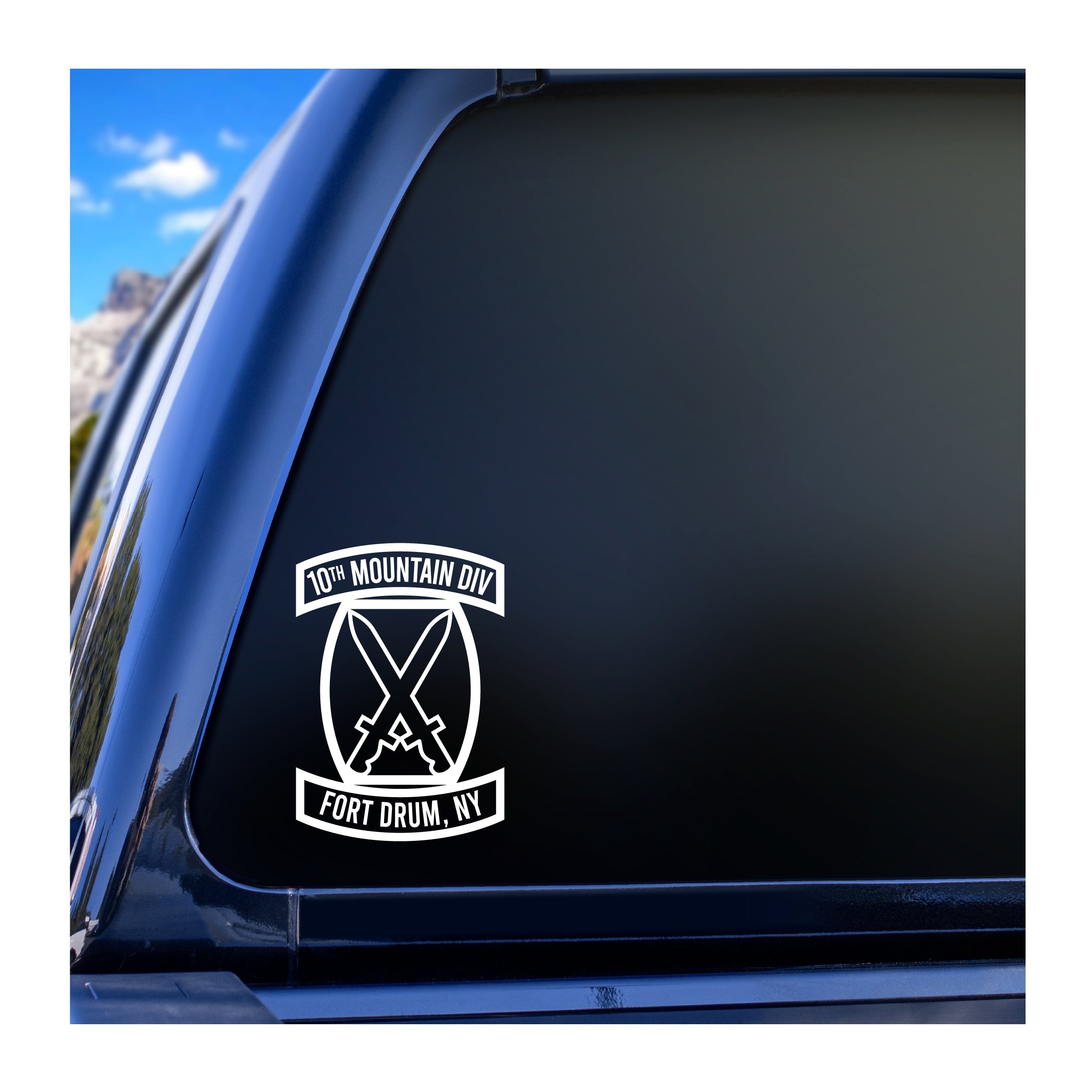 10th Mountain Div Vinyl Decal