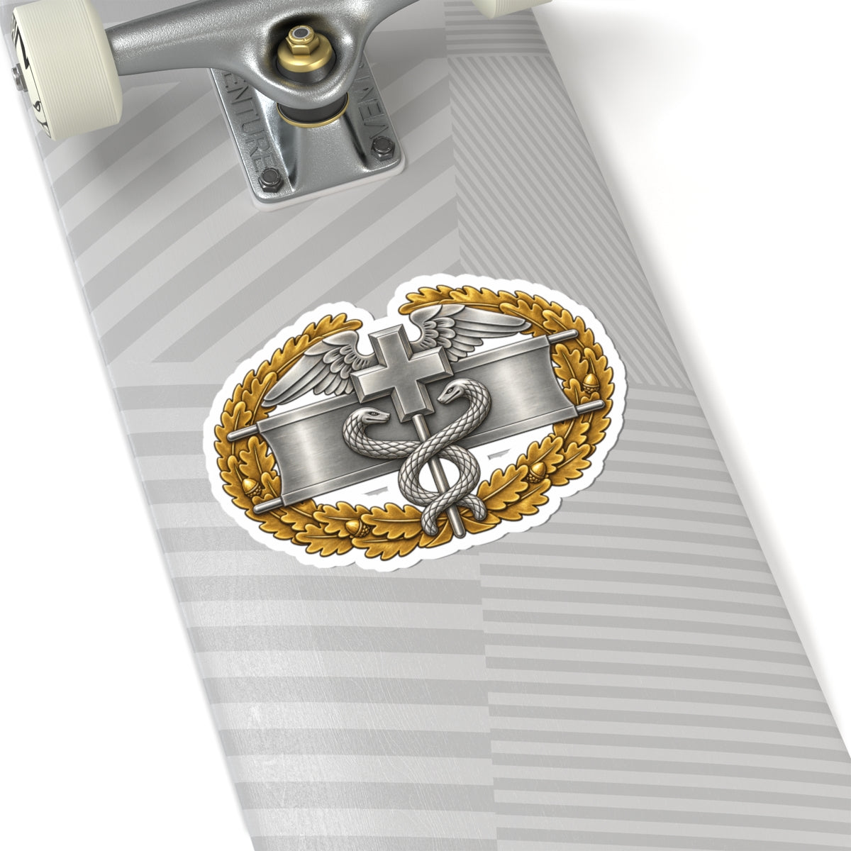 Master Combat Medical Badge Sticker — Kiss-Cut