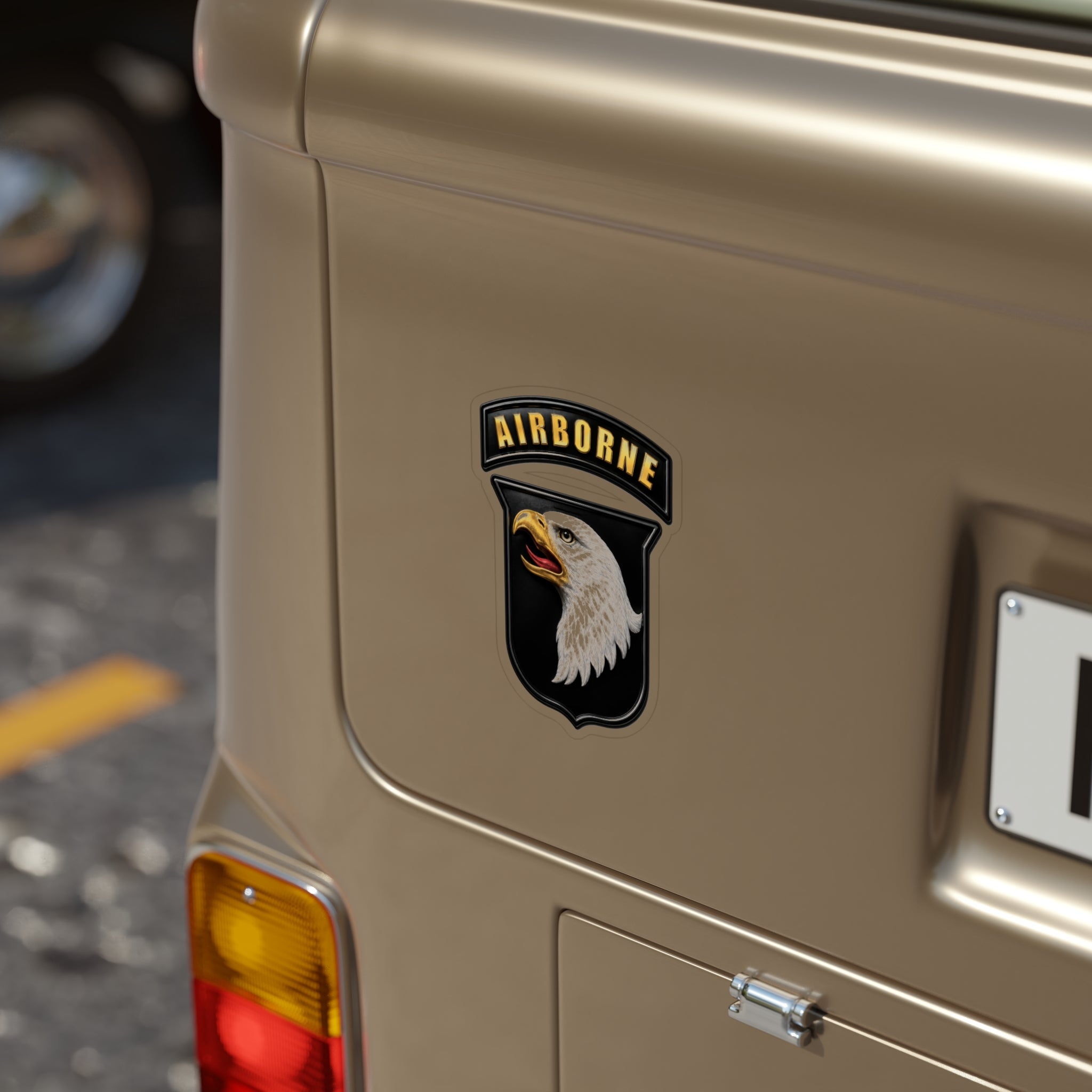 101st Airborne Screaming Eagles Die-Cut Vinyl Sticker — Waterproof Decal