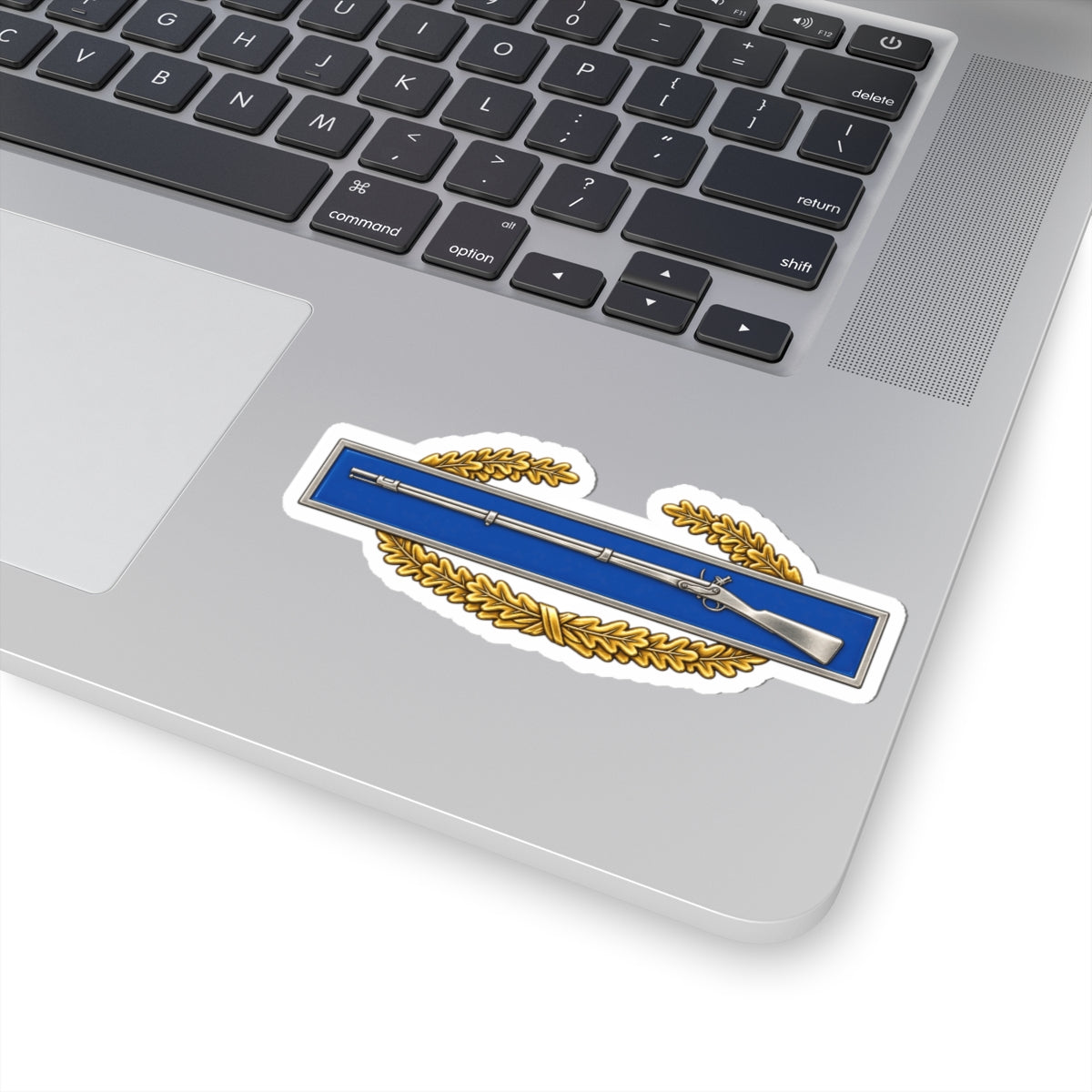 Master Combat Infantry Badge Sticker — Kiss-Cut