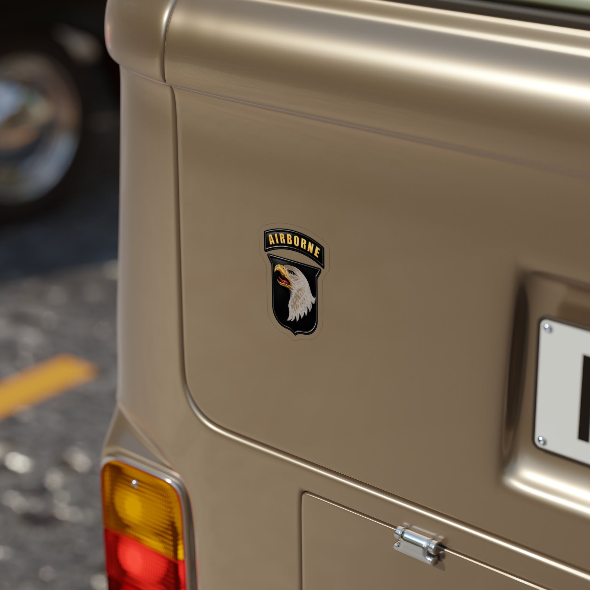 101st Airborne Screaming Eagles Die-Cut Vinyl Sticker — Waterproof Decal