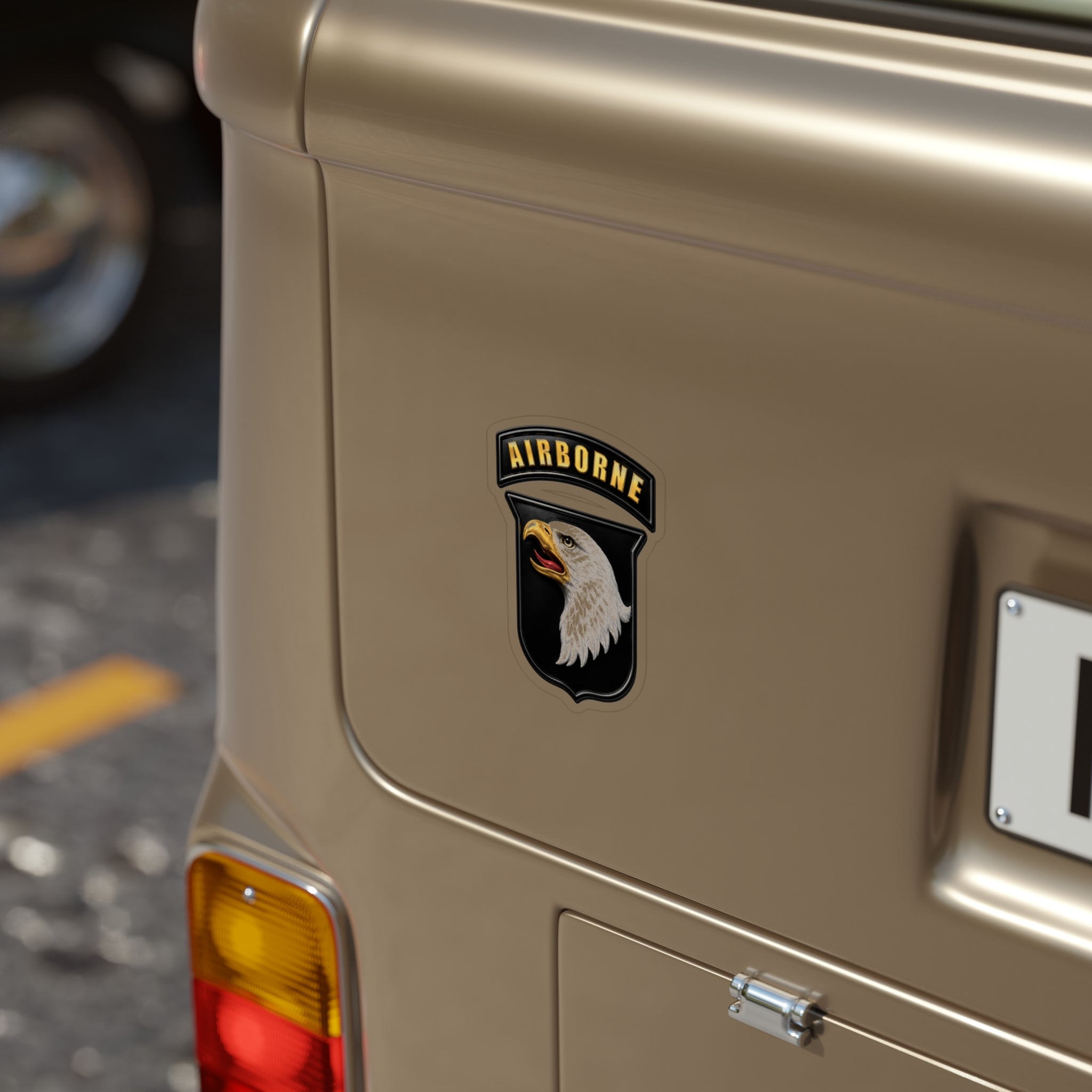 101st Airborne Screaming Eagles Die-Cut Vinyl Sticker — Waterproof Decal