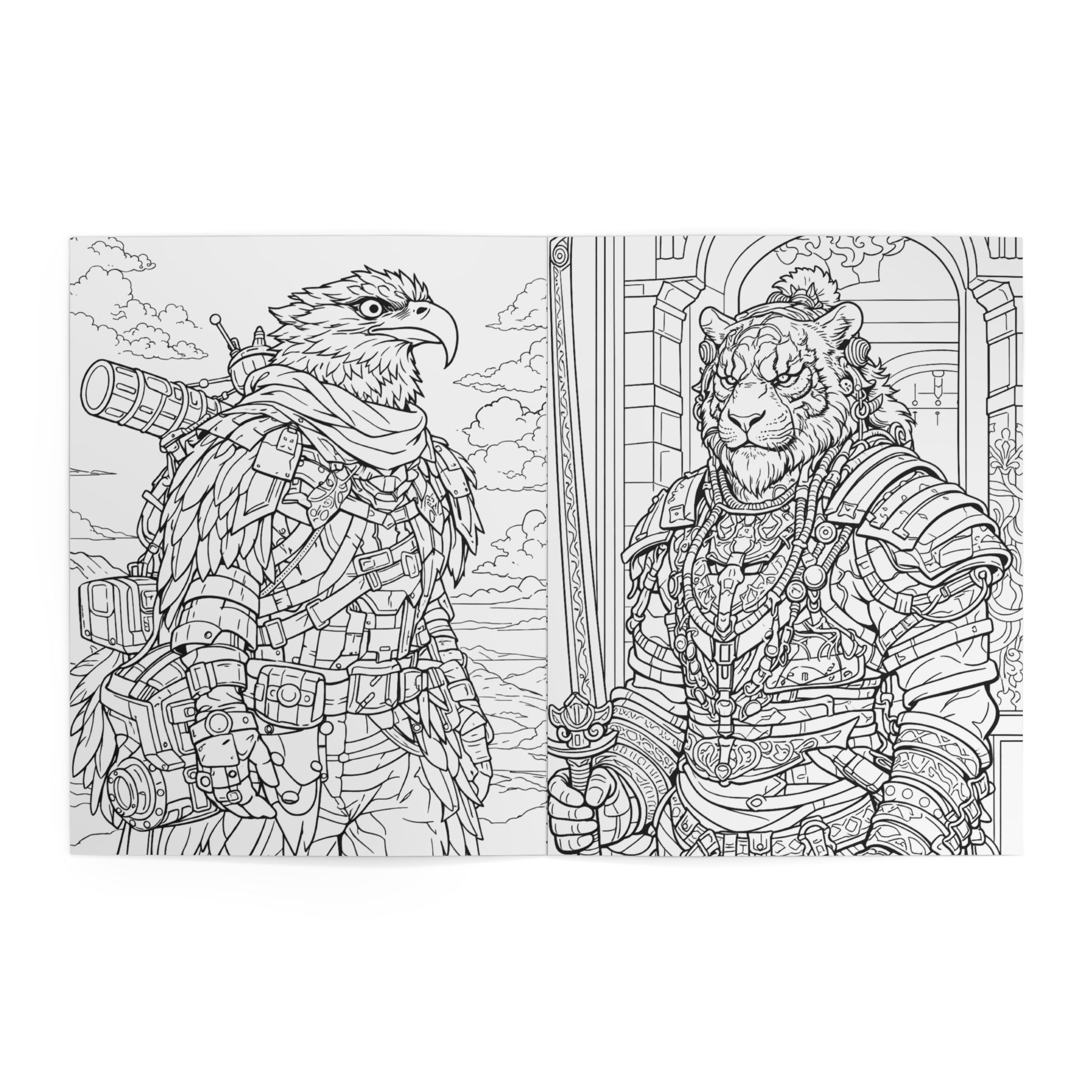 Made With Wonders Coloring Book — Fantasy Adventurer Art Book