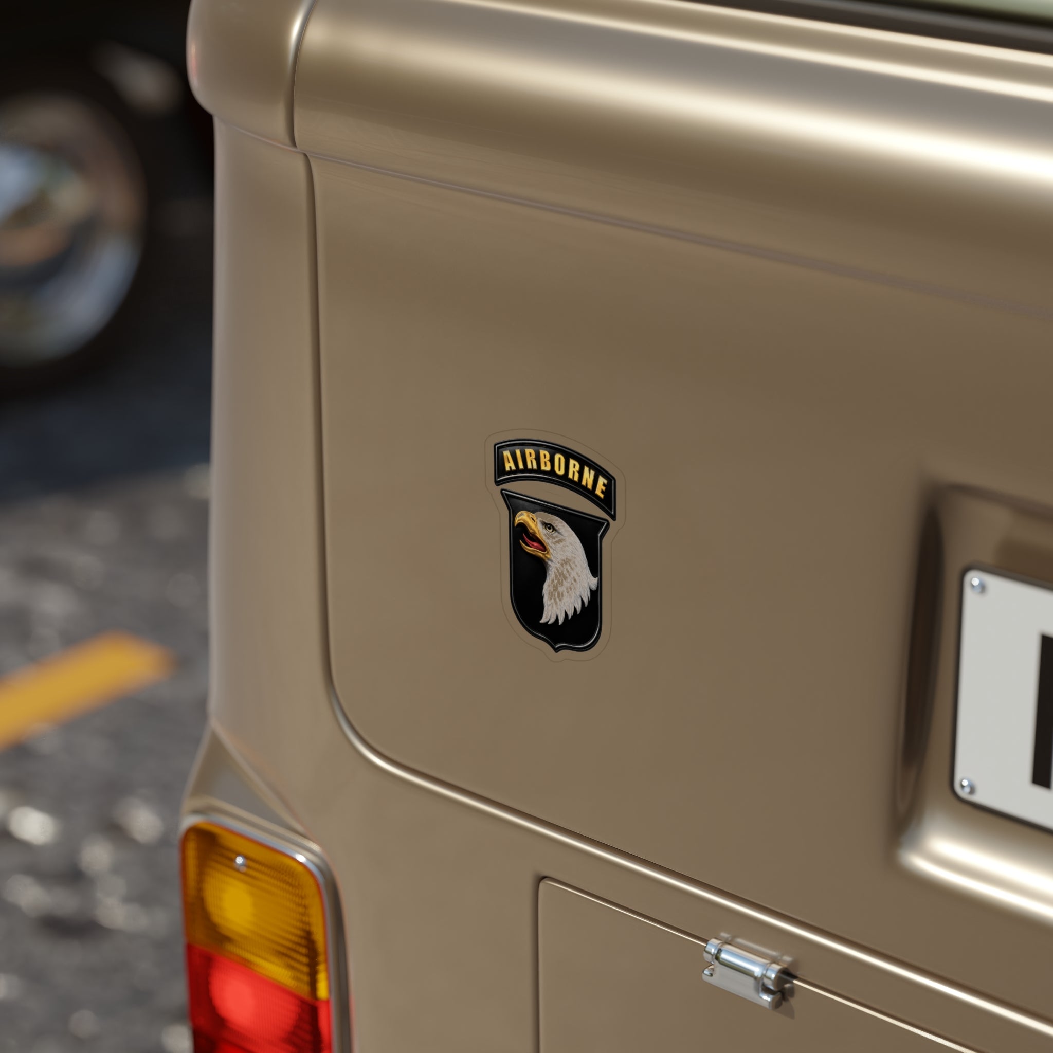 101st Airborne Screaming Eagles Die-Cut Vinyl Sticker — Waterproof Decal