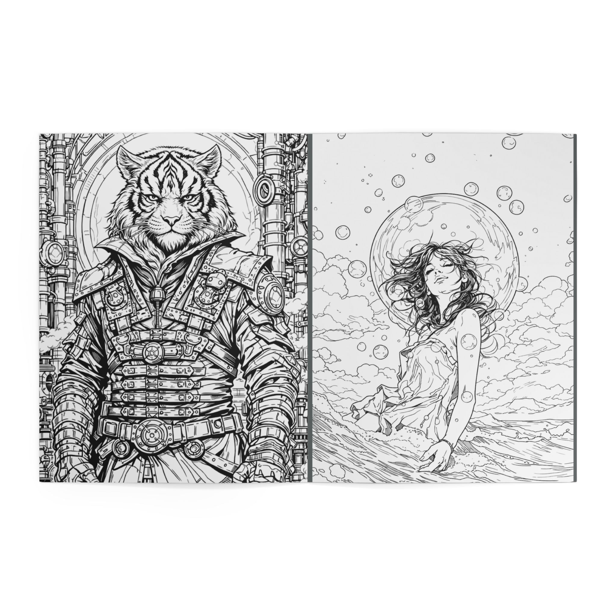 Made With Wonders Coloring Book — Fantasy Adventurer Art Book