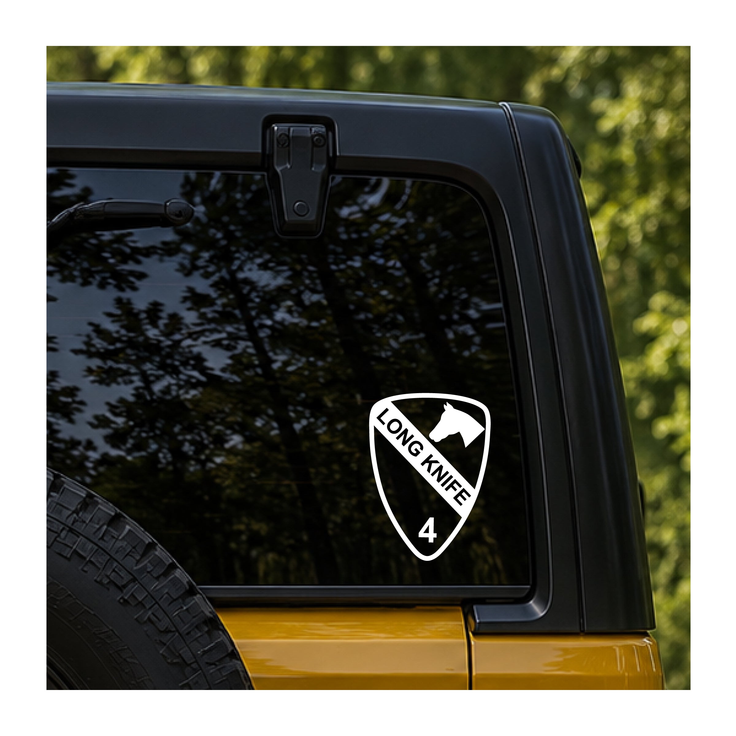 1st Cavalry Long Knife vinyl decal