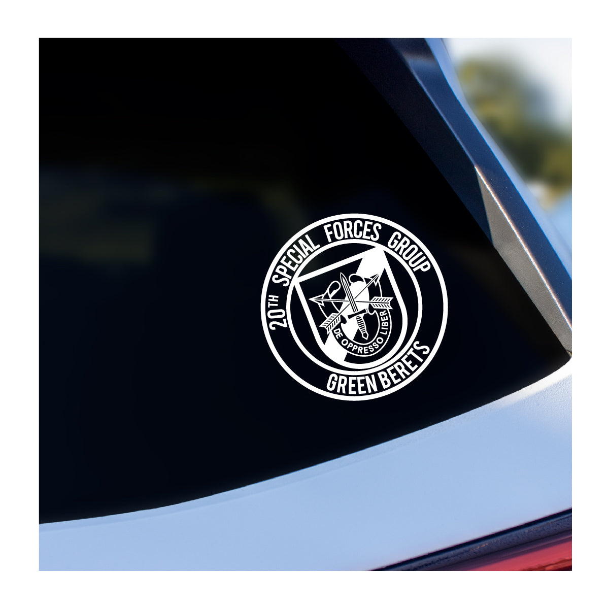 20th Special Forces Green Berets Vinyl Decal