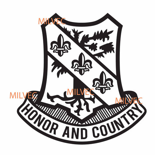 327th Infantry Graphic Pattern Vector Design