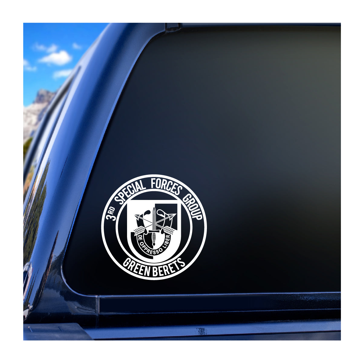3rd Special Forces Green Berets Vinyl Decal