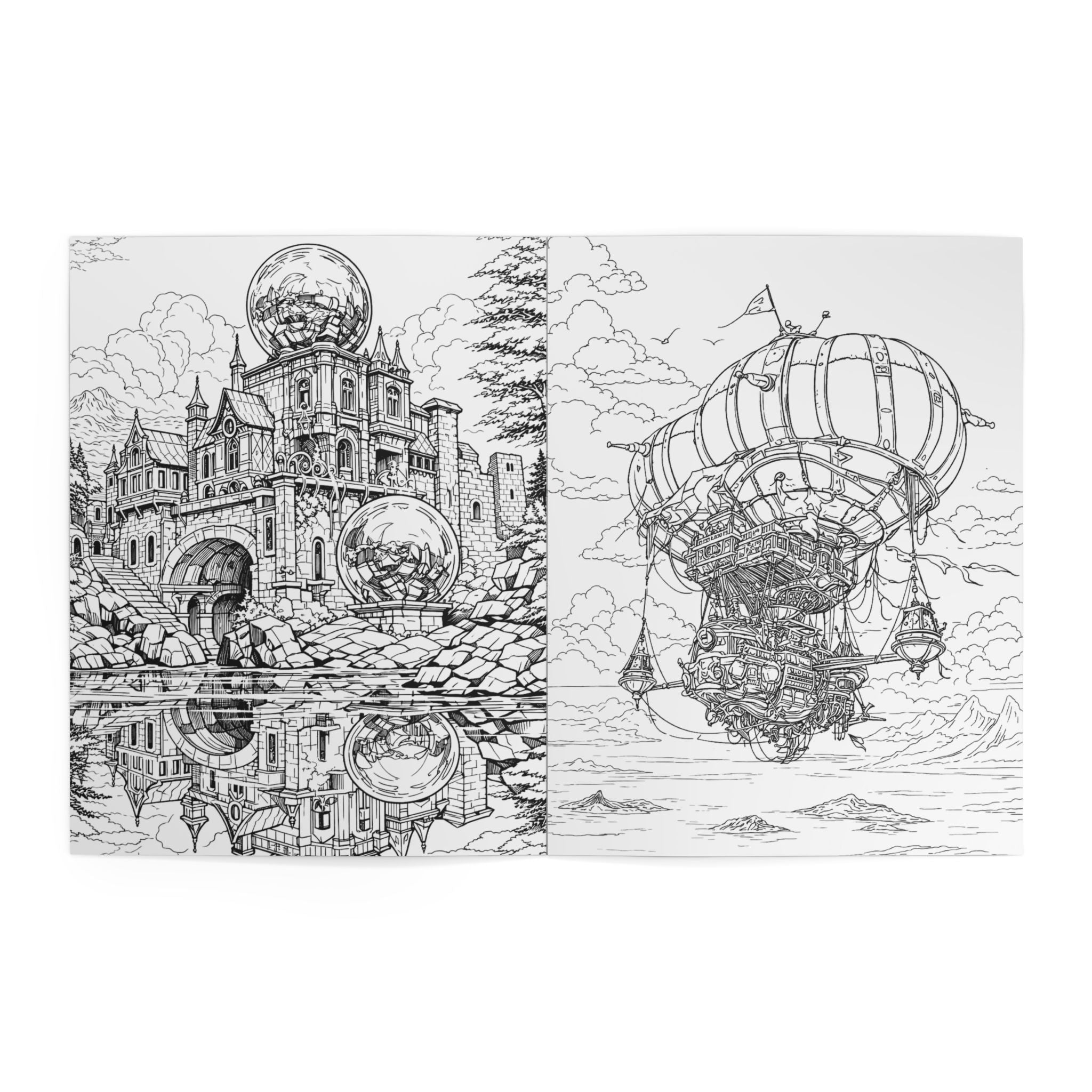 Made With Wonders Coloring Book — Fantasy Adventurer Art Book