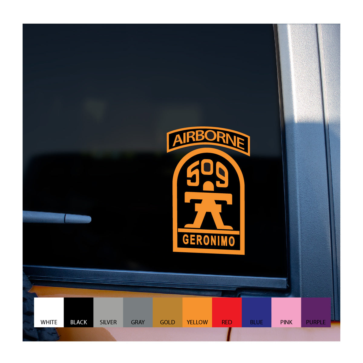 509th Airborne Infantry vinyl decal