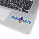 CIB and Purple Heart Kiss-Cut Stickers