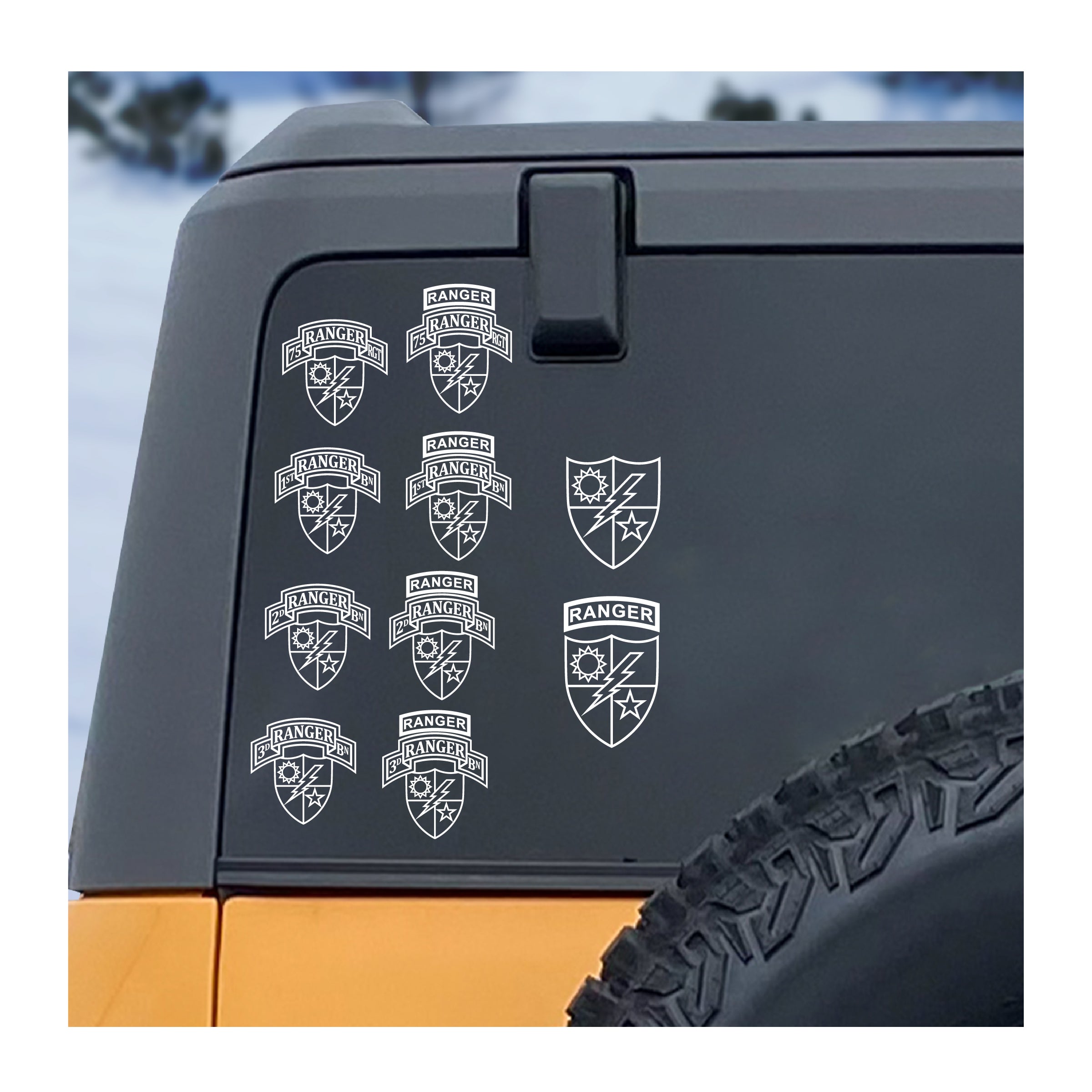 75th Ranger insignia with tab