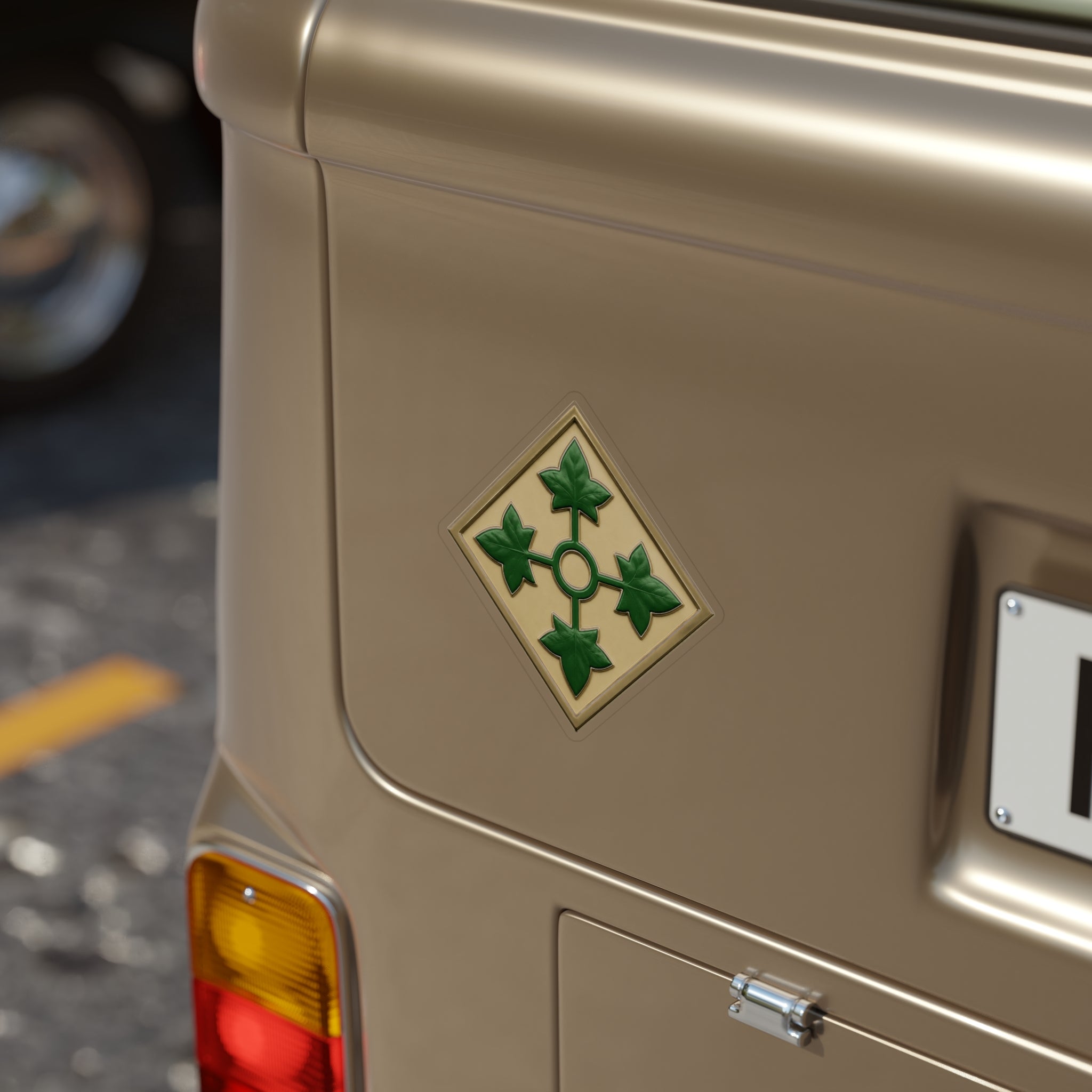 4th Infantry Die-Cut Vinyl Sticker — Waterproof Decal