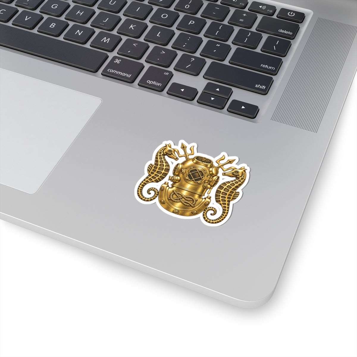 Navy Diving Officer Sticker — Kiss-Cut
