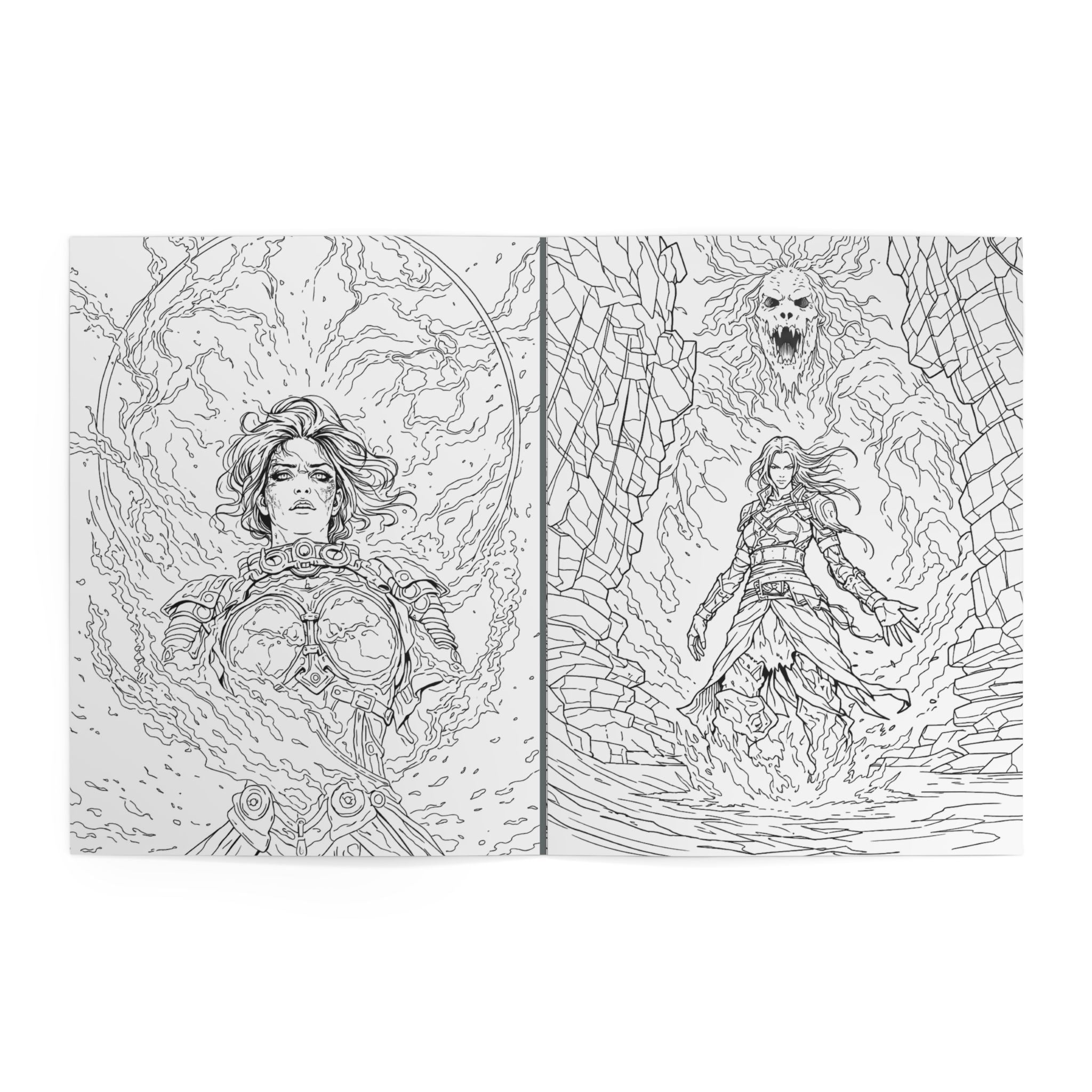 Made With Wonders Coloring Book — Fantasy Adventurer Art Book