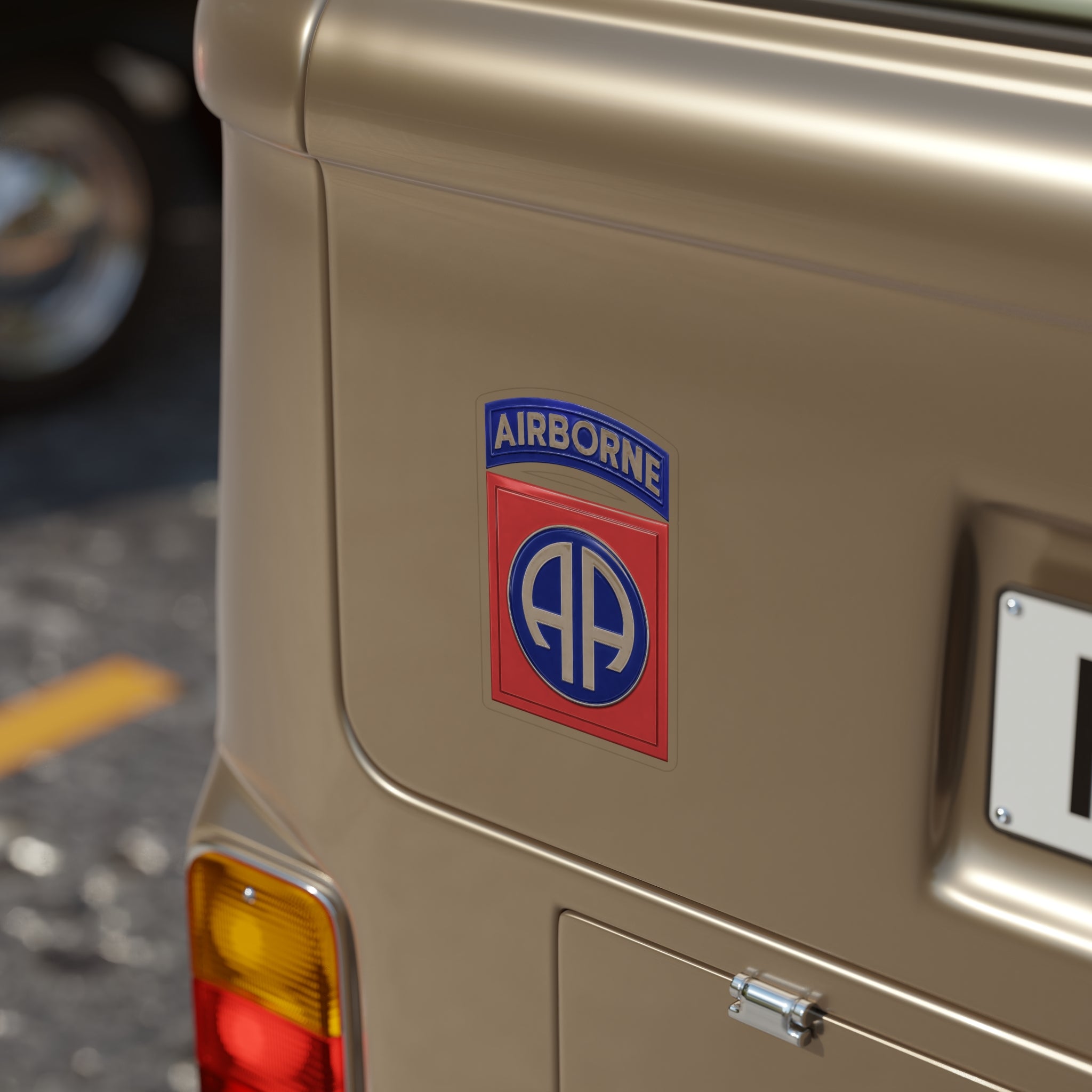 82nd Airborne Die-Cut Vinyl Sticker — Waterproof Decal