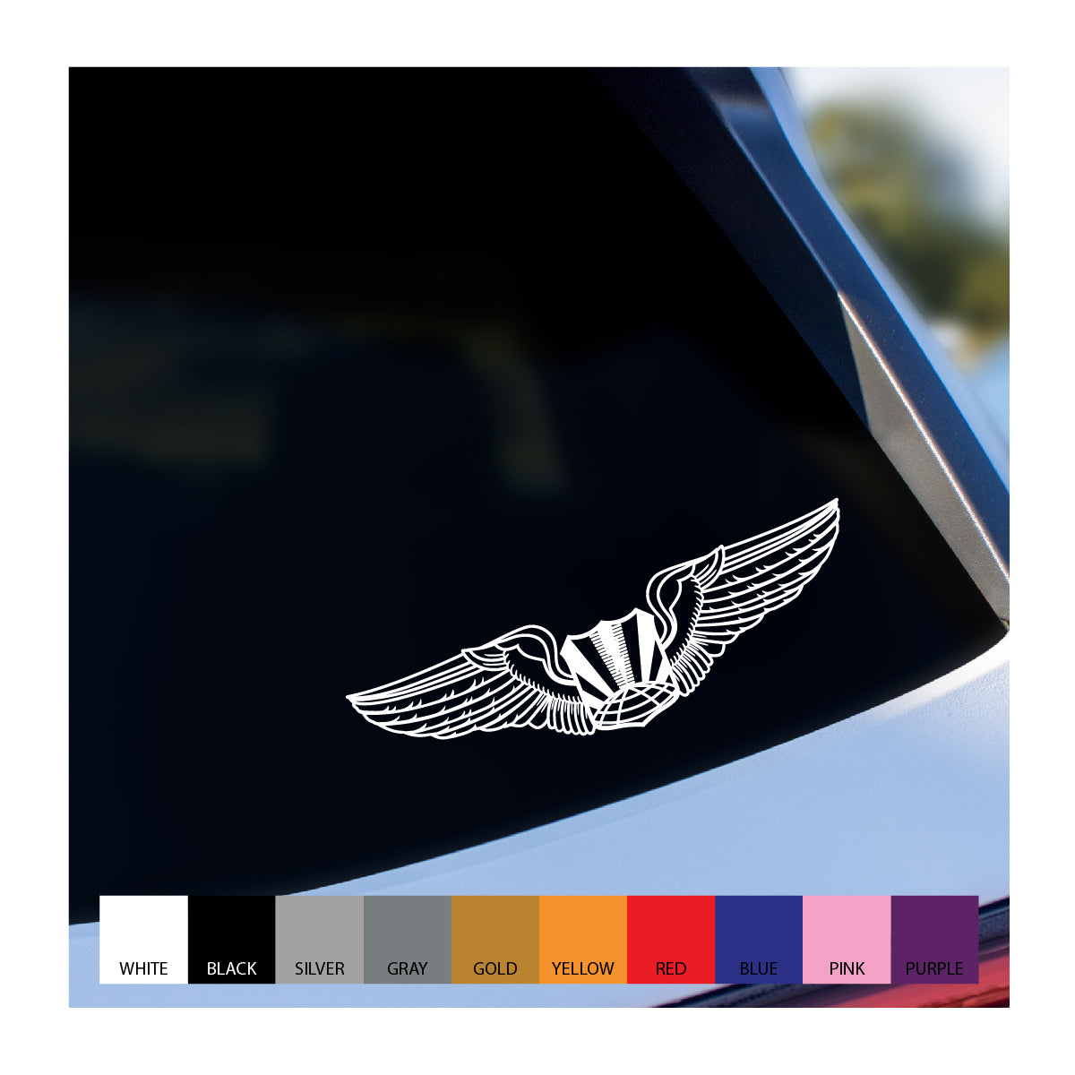 AF Unmanned Aircraft Systems Wings Vinyl Decal