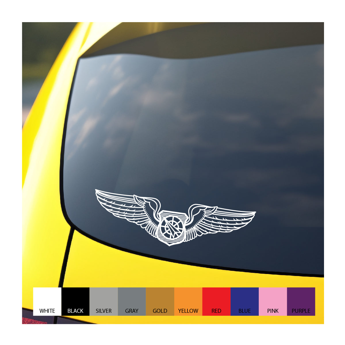 Air Battle Manager Wings Vinyl Decal