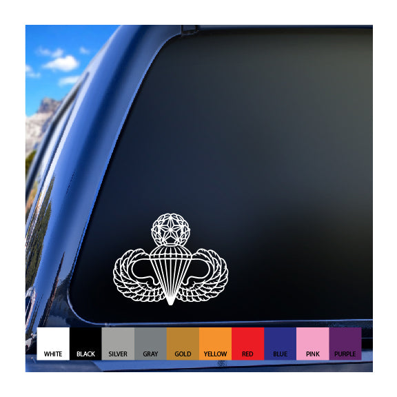 Airborne Basic, Senior or Master vinyl decal