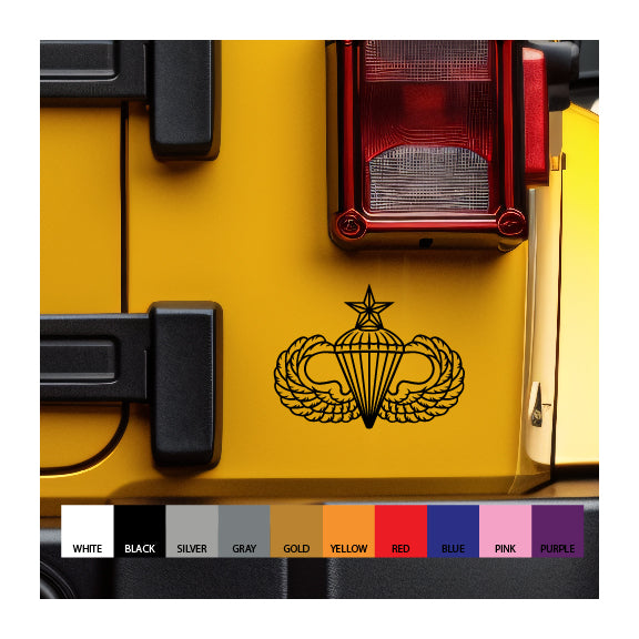 Airborne Basic, Senior or Master vinyl decal