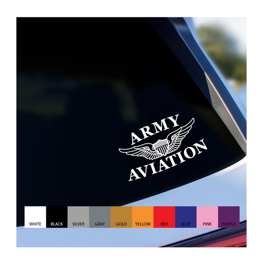 Army Aviation Vinyl Decal