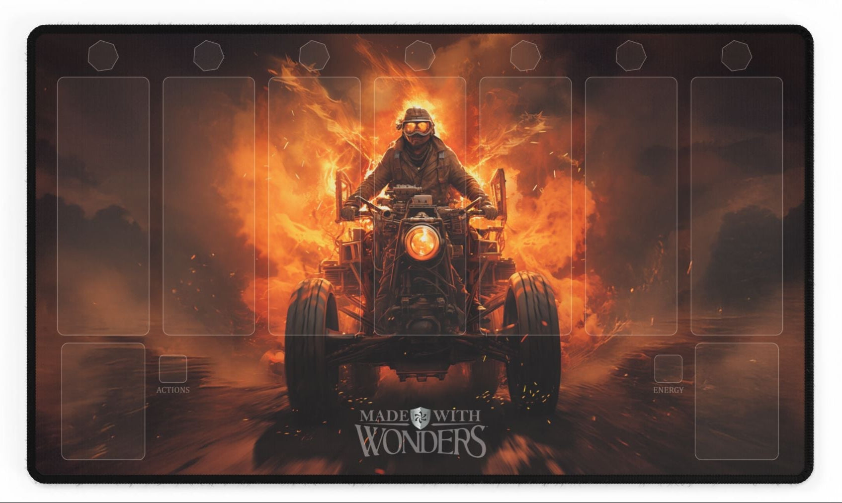 Detonate Made with Wonders Playmat — Gamer & TCG