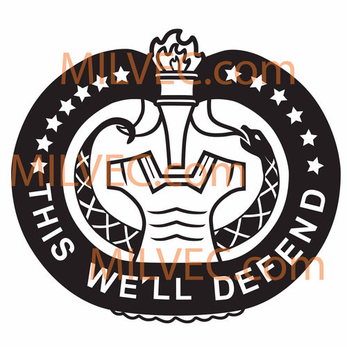 Drill Sergeant Pattern Graphic Vector Pattern