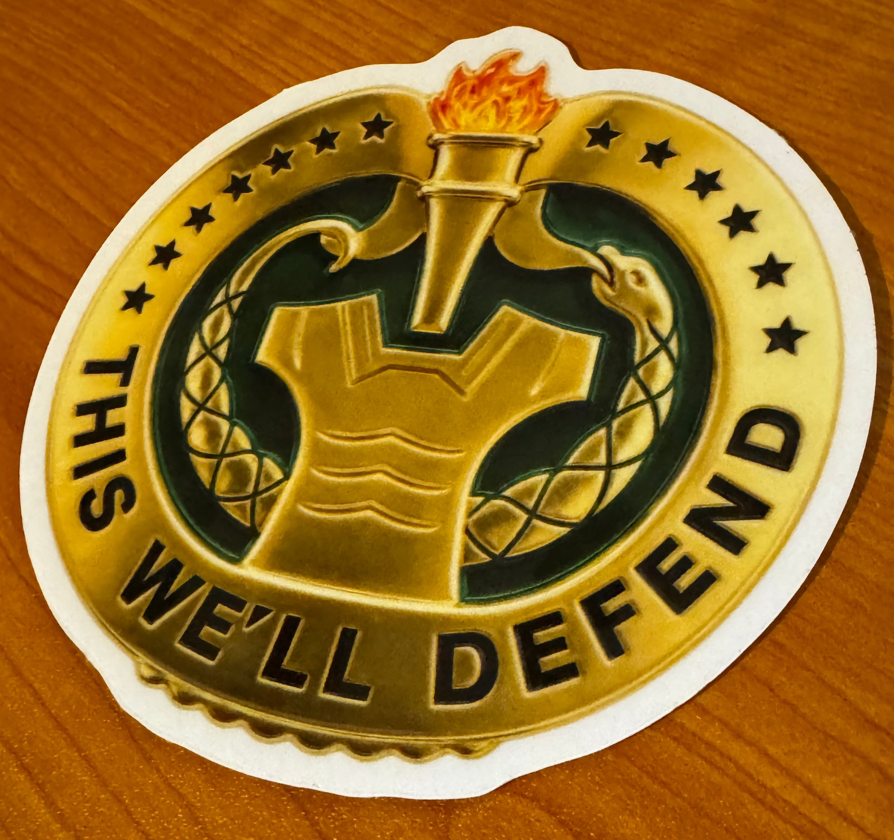 Drill Sergeant Badge sticker