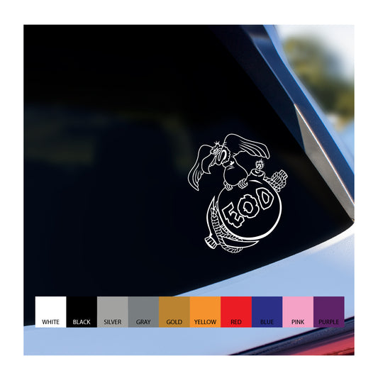 EOD Marines Vulture Vinyl Decal