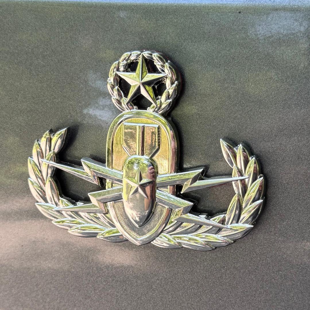 EOD Master auto medal with adhesive