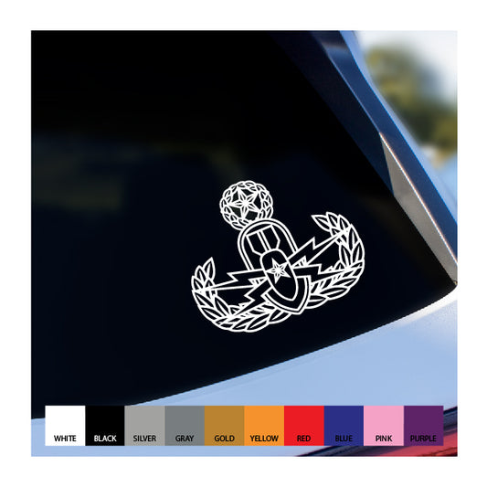 EOD Master Badge Vinyl Decal Explosive Ordnance Disposal