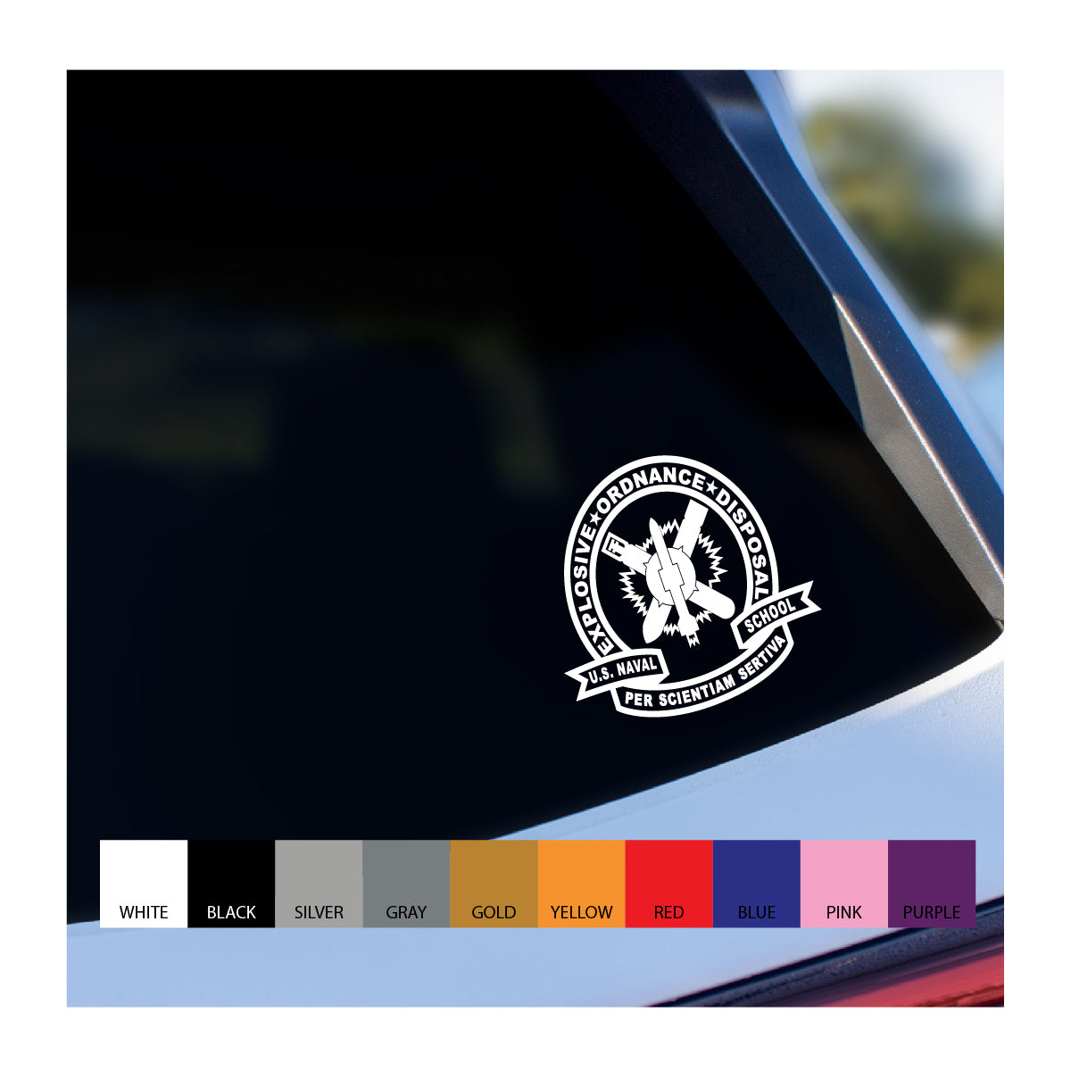 EOD School Junk in the Sun Vinyl Decal