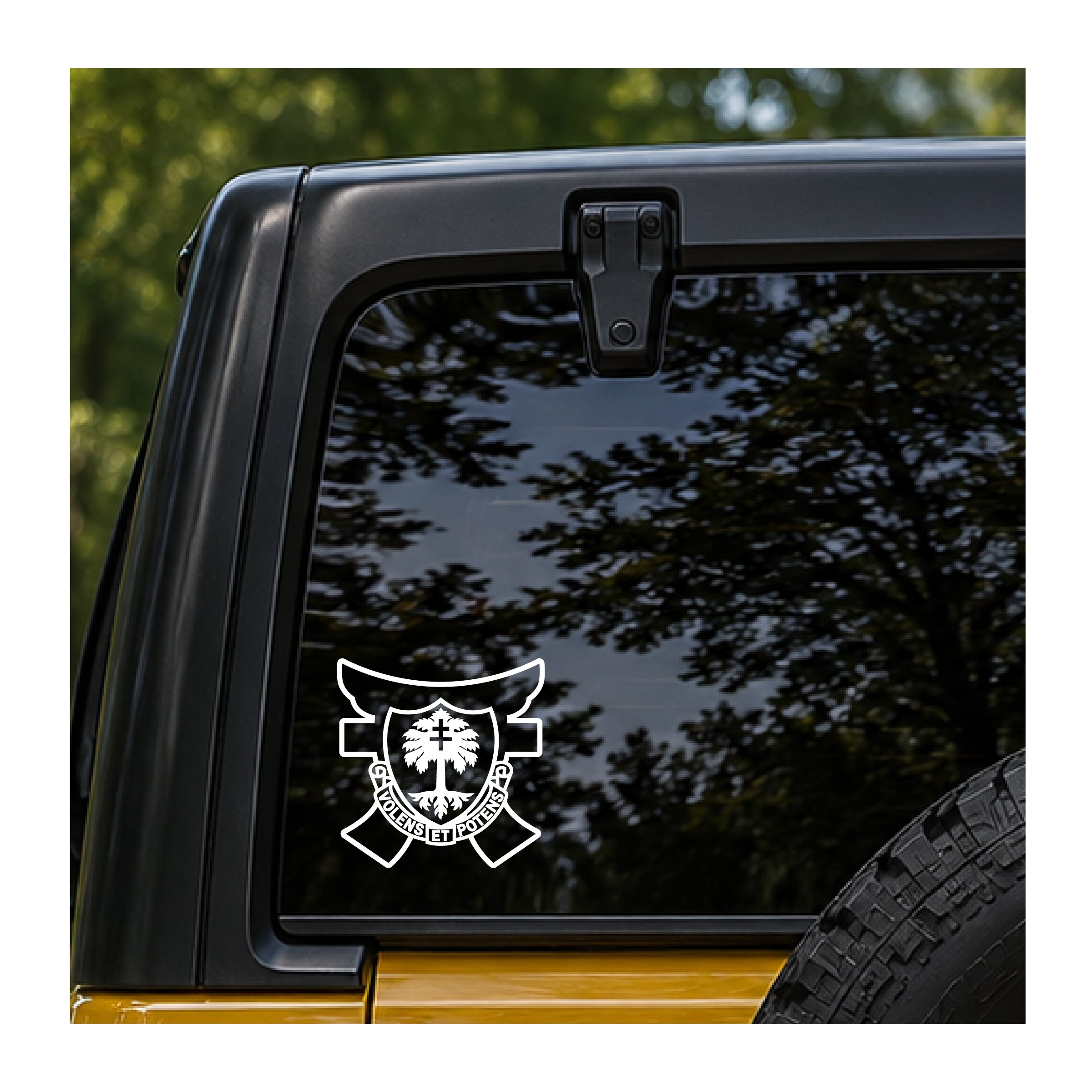 320th Field Artillery Torii insignia vinyl decal