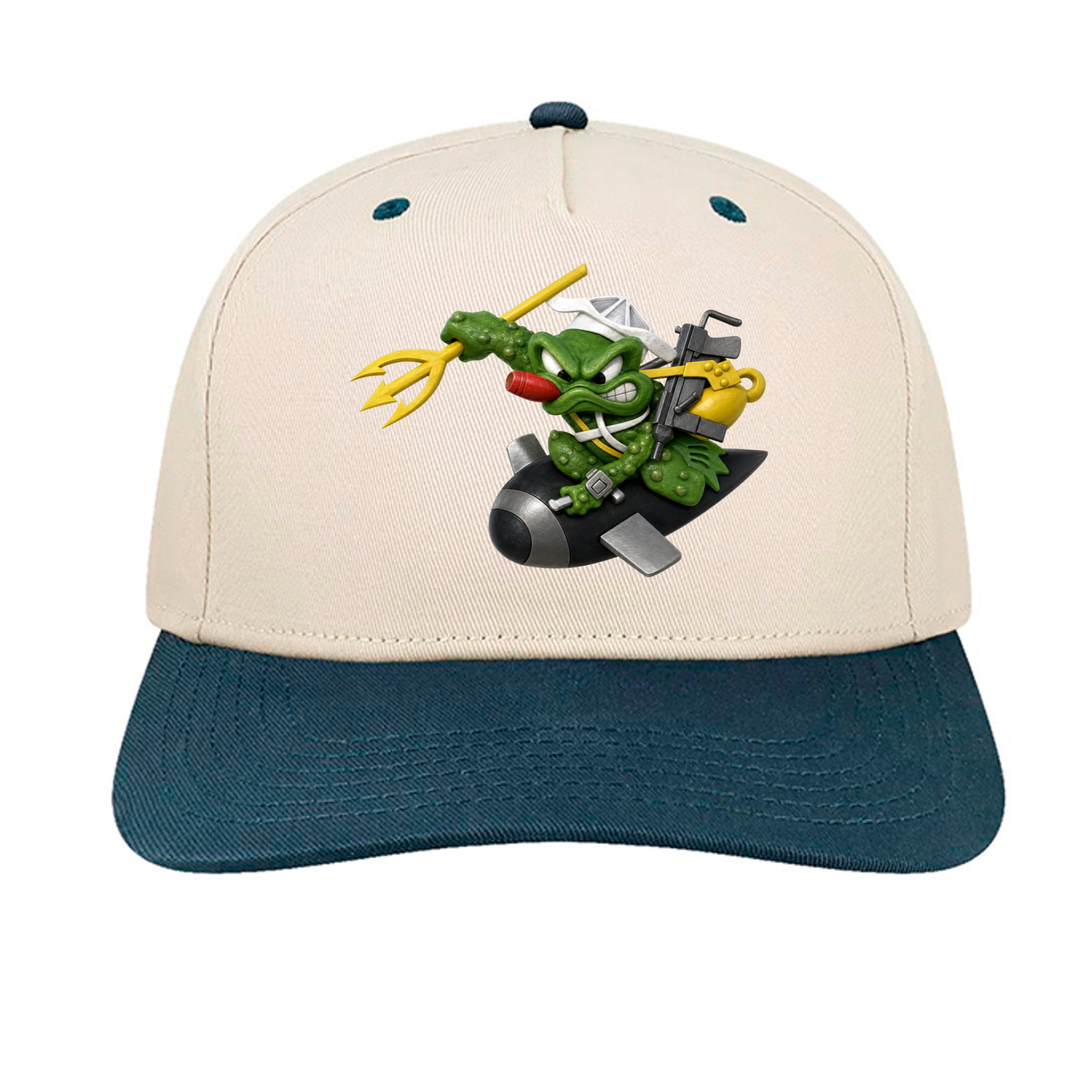 Freddie the Frog SDV hat, stone and navy