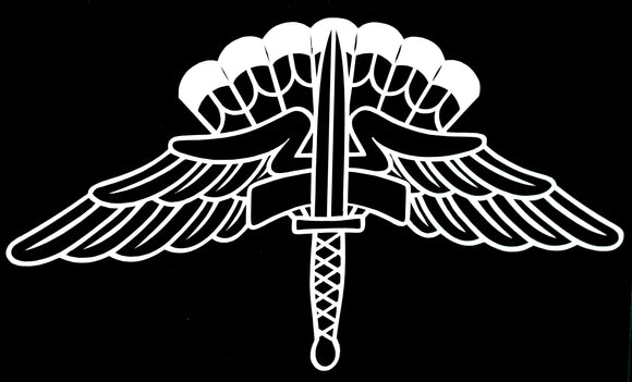 Freefall High Altitude Low Opening (HALO) badge Vinyl Decal