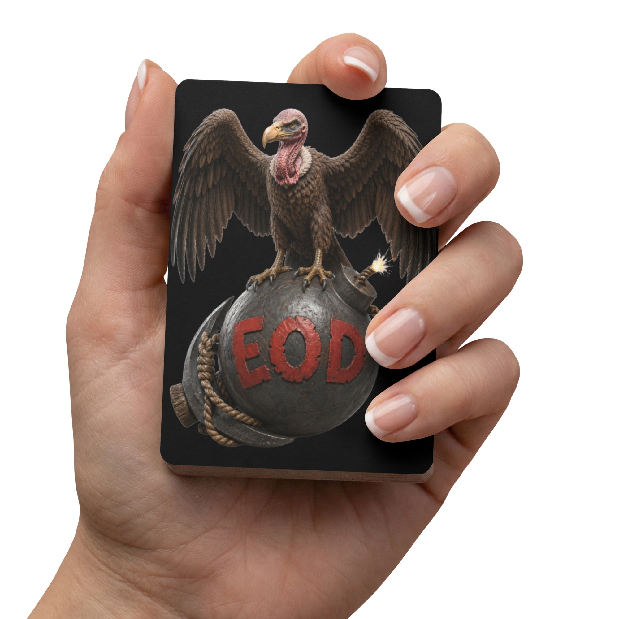 Marine EOD Buzzard Poker playing cards
