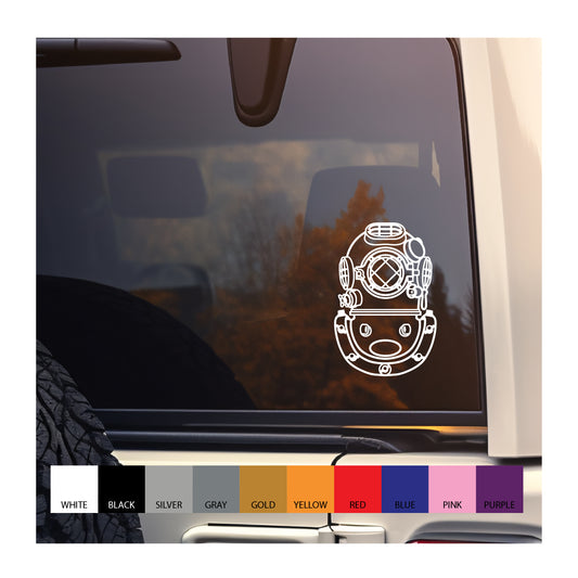 Mark V Diver 2nd Class Vinyl Decal