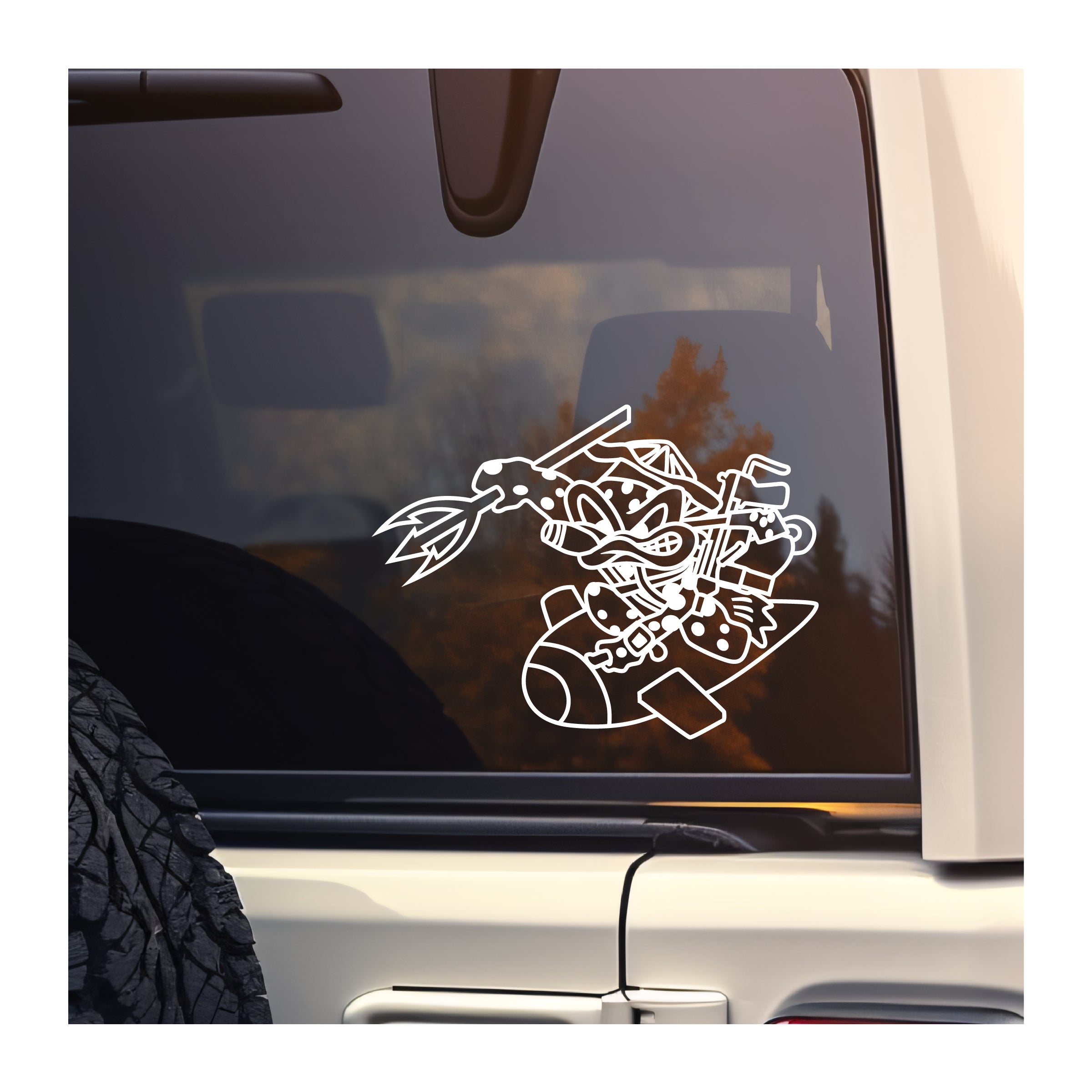 Navy SEAL Delivery Vehicle SDV Frog Vinyl Decal