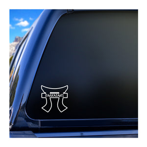 Rakkasans Lettering Rakkasans Torii Gateway vinyl decal
