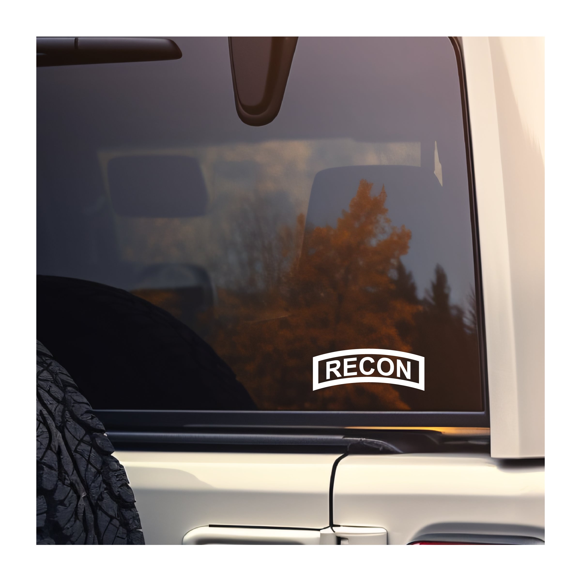 Recon Tab vinyl decal