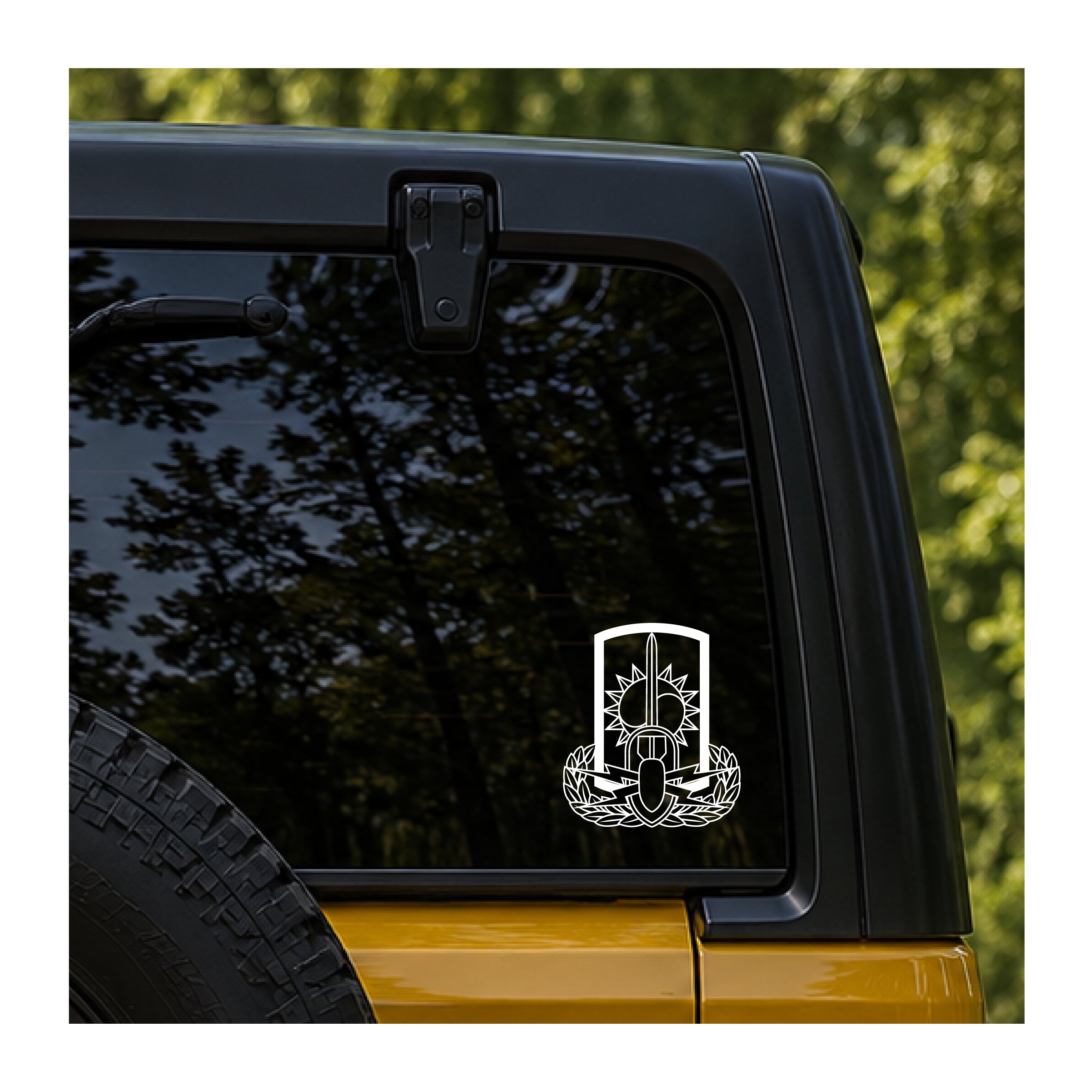303rd EOD BN and EOD badge vinyl decal