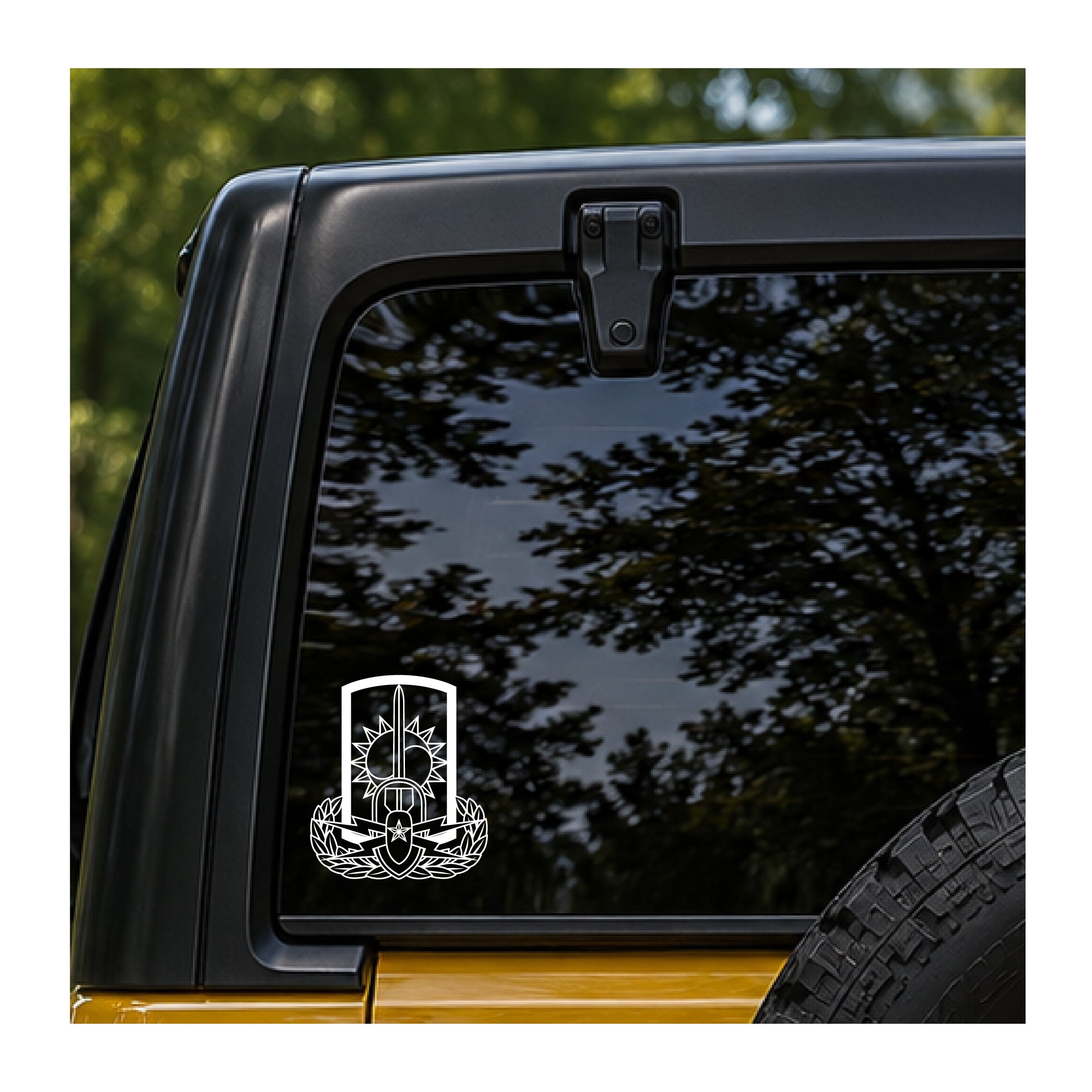 303rd EOD BN and EOD badge vinyl decal