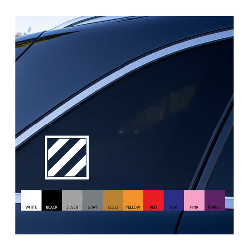 3rd Infantry patch Vinyl Decal