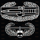 Combat Action Badge (CAB) Air Assault Vinyl Decal