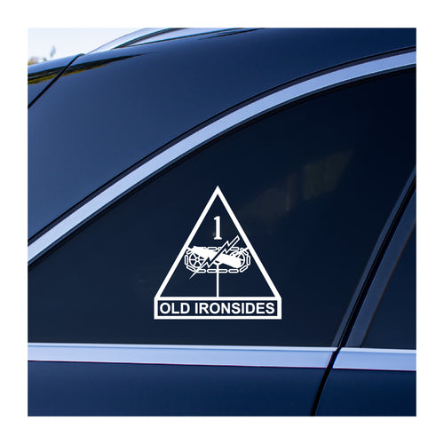 1st Armored Div patch Vinyl Decal